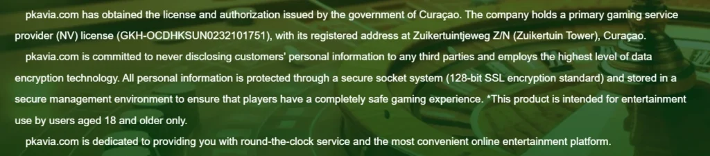pkavia licences