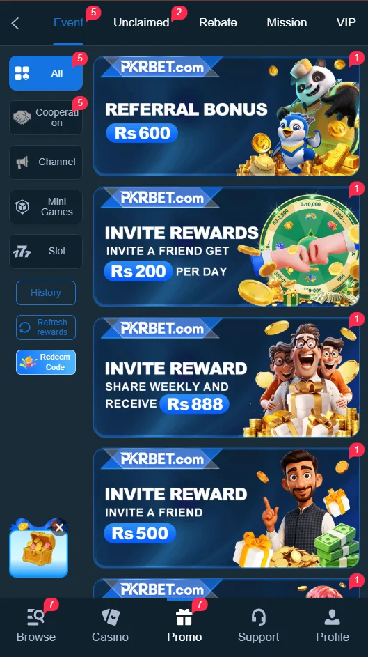 pkr bet game
