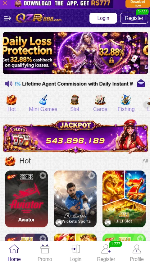 QZR888 Game App